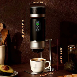 เครื่องชงกาแฟเอสเพรสโซแบบพกพา 3 in 1 รุ่นใหม่ แรงดัน 20 บาร์ พร้อมระบบทำความร้อนในตัว กึ่งอัตโนมัติ ใช้แบตเตอรี่ เหมาะสำหรับการเดินทาง แคมป์ปิ้ง และเป็นของขวัญ - Product Image 6