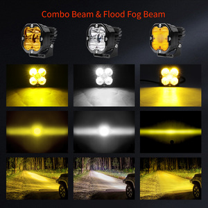 Faro da Lavoro <span class=keywords><strong>LED</strong></span> Super Luminoso per Fuoristrada 12V 24V 100W 1000M Faretto <span class=keywords><strong>LED</strong></span> Spot per Auto Porsche RZR SXS - Product Image 2