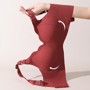 8880 sujetadores de maternidad de alta calidad con bordes festoneados soporte de gelatina de talla grande <span class=keywords><strong>ropa</strong></span> <span class=keywords><strong>interior</strong></span> de enfermería inalámbrica embarazo Fitness Yoga - Product Image 6