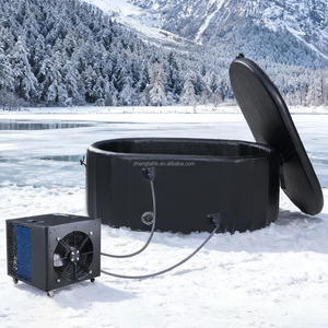 ZT 1HP <b>Ice</b> <b>Bath</b> <b>Water</b> <b>Chiller</b> Built-In Pump Engine Cooling Capacity Constant Temperature Dual UV Ozone Filtration Daily - Product Image 1