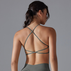 Soutien-gorge de yoga haute performance JAC22 BFA4015, séchage rapide, en <span class=keywords><strong>spandex</strong></span> respirant, idéal pour le fitness et la course à pied - Product Image 4