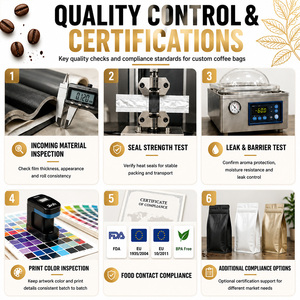 Bolsa <span class=keywords><strong>de</strong></span> Café Molido <span class=keywords><strong>de</strong></span> Grado Alimenticio Personalizada <span class=keywords><strong>de</strong></span> Alta Calidad, 2 LB, Válvula Unidireccional, Cierre Hermético, Fondo Plano - Product Image 4