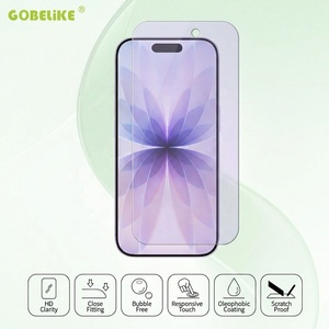 Kit de protection d'écran en verre trempé anti-lumière bleue 10s <span class=keywords><strong>Zero</strong></span> Mistake Easy Align Tray pour iPhone 18 17 16, installation facile - Product Image 2