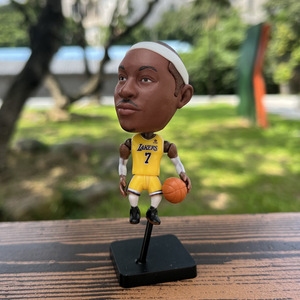 Figurines de collection pour fans de basketball : James, Kobe, Curry, Davis, Irving, Harden et Leonard - Product Image 4
