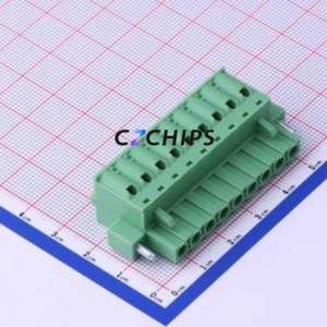 KF2EDGKDM-5.0-9P Plug-in Terminal Block P=5mm Connector Plug Screw Fixing 1x9P 5mm - Product Image 1