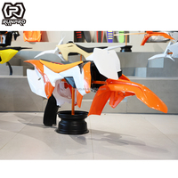 Hus 50cc-110cc Scooter Accessoires Pièces En Plastique Pit Dirt Moteur Carénage Carrosserie Kits Garde-Boue Ailes pour Dirt Pit Riding