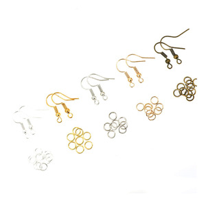Kit d'accessoires de fabrication de bijoux collier chaîne boucle d'oreille crochets épingles à tête anneaux de saut fermoir de homard ensemble de résultats de bijoux à bricoler soi-même fournitures - Product Image 3
