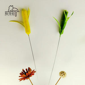 Özel sıkıcı artefakt interaktif Pet oyuncak uzun kutup kedi Teaser sopa köpek kuyruk çim yavru fiziksel gücü tüketmek yardımcı olur - Product Image 3