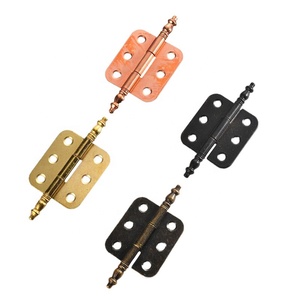 Charnières de meubles élégantes en fer industriel à fermeture douce, 6 trous, <span class=keywords><strong>pour</strong></span> portes d'armoires de cuisine et de salon d'appartement, <span class=keywords><strong>quincaillerie</strong></span> de décoration intérieure - Product Image 5
