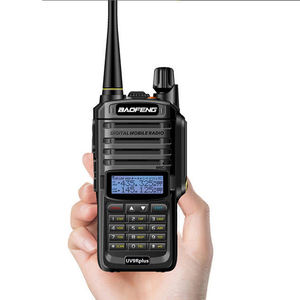 Walkie Talkie UV-9R PLUS de Doble Banda VHF/UHF, Resistente al Agua IP67, con Potencia de Salida de 5W, Alcance de 10KM y Función de Linterna - Product Image 1