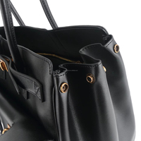 Sac fourre-tout élégant en cuir de vachette véritable pour femme SAM, grand format, à bandoulière unique, avec fermeture à fermoir