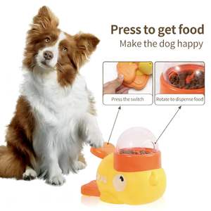 Distributeur automatique de nourriture pour animaux de compagnie, nouveau modèle canard jaune, distributeur automatique intelligent interactif pour chiens - Product Image 4