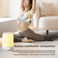 Machine à bruit blanc intelligente OEM/ODM avec contrôle via application Bluetooth, veilleuse RGB, réveil numérique et 32 sons apaisants pour la thérapie du sommeil