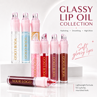 Gloss à lèvres végétalien brillant personnalisable avec votre logo, maquillage longue tenue, hydratant, repulpant, baume à lèvres frais, 8 couleurs