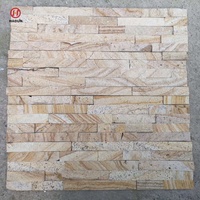 Revêtement mural en quartzite blanc au design traditionnel, forme de dalle de pierre naturelle résistante à l'acide et à l'érosion pour villa