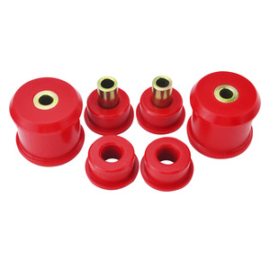 Bagues de bras de suspension arrière Poyracing pour Subaru Impreza WRX 1998-2007, fixation en caoutchouc rouge - Product Image 4