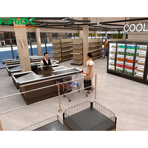 Metal & Wood Display <b>Rack</b> with Customized <b>Shelves</b> for Retail Stores-Durable Luxury Freestanding <b>Shelf</b> - Product Image 4