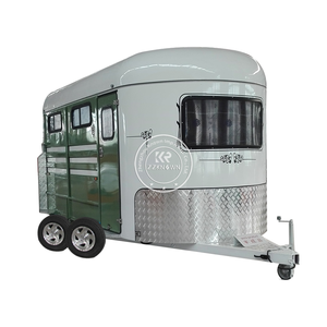 Remorque pour chevaux 2025 avec couchette, semi-remorque à chargement en angle, 2, 3, 4 chevaux, avec réduction populaire - Product Image 6