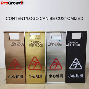 Panneau de signalisation pliable en acier inoxydable pour hôtel et restaurant, panneau d'avertissement de sol mouillé, panneau d'interdiction de stationnement - Product Image 5