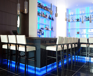 Nhà Máy Sản Xuất Đèn <span class=keywords><strong>LED</strong></span> Làm Bằng Đá Cẩm Thạch Hàng Đầu Bàn <span class=keywords><strong>Cocktail</strong></span> Quầy Bar Châu Âu - Product Image 2