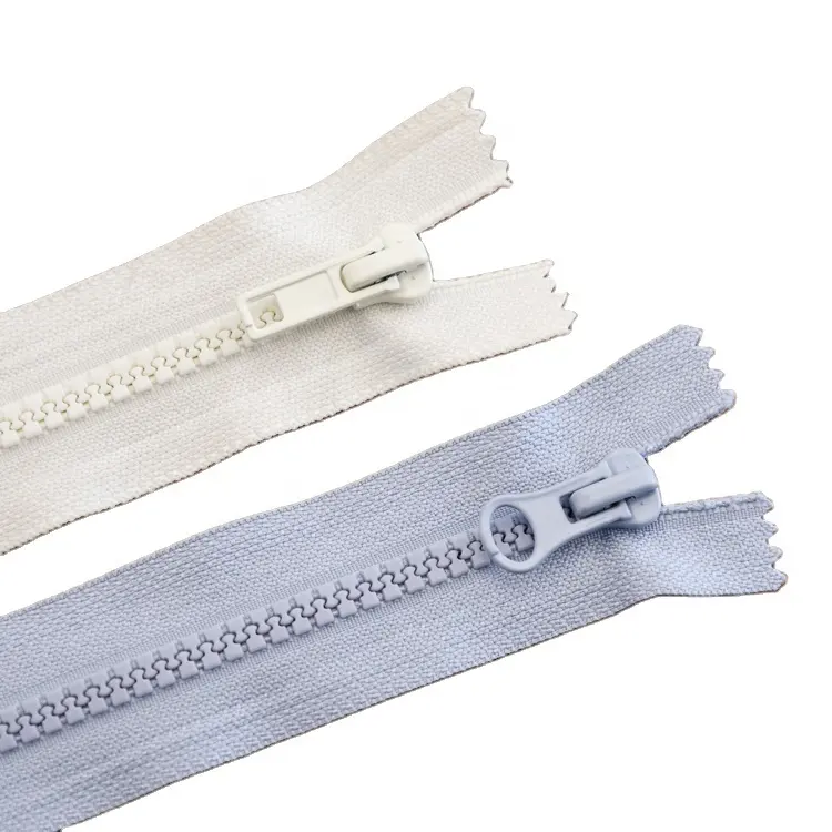 Plastic Zipper Zipper Manufacture Wholesale #5 Colorful Plastic Zipper For Jacket Clothing Bag Close End POM Resin Zip Plastic Zipper