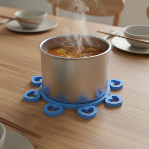Nuovo Tappetino da Tavola <span class=keywords><strong>in</strong></span> <span class=keywords><strong>Silicone</strong></span> Resistente alle Alte Temperature, Design Moderno e Minimalista per Pentole e Ciotole - Product Image 2
