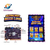 Mega Link 5 en 1, jeu vidéo multi-jeux, écran incurvé vertical, borne d'arcade, jeu de compétences pour salle de jeux, machine de jeu de compétences