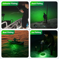 360 degrés Rechargeable Led pêche sous-marine lumière vert blanc bleu jaune attrayant leurre calmar LED poisson lumière