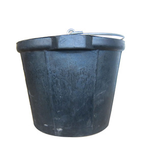 Thùng nước cao su nặng, xô cao su ngoài trời, Thùng xây dựng linh hoạt, xô cao su nhỏ có tay cầm 10L - Product Image 3