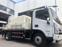 Pompe à béton diesel montée sur camion télécommandée MINLE, productivité de 50 m³/h pour les projets de construction - Placement sûr et précis