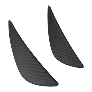 4 Pièces/ensemble De Voiture En Fiber de Carbone Noir Spoiler Canards Ajustement Lèvre de Pare-chocs Avant Séparateur D'air À Ailettes Couteau Kit Carrosserie <span class=keywords><strong>Valence</strong></span> Menton Accessoire - Product Image 3