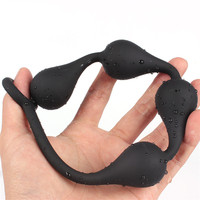 Fabricants en gros de jouets anaux en silicone de haute qualité, écologiques, imperméables, en forme de goutte, ultra-longs, différentes tailles, OEM