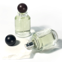 Vente en gros d'emballages en verre, flacon de parfum vide transparent de 100 ml, flacon pompe pour lotion, flacons de parfum uniques