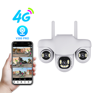 Cámara <span class=keywords><strong>de</strong></span> Seguridad KERUI 6MP Wifi 4G, Cámara PTZ <span class=keywords><strong>de</strong></span> Red para Interiores y Exteriores, 3 Pantallas, V380 Pro, Visión Nocturna en Color, <span class=keywords><strong>Vigilancia</strong></span> Bidireccional - Product Image 1