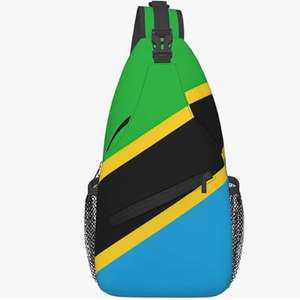 Drapeau de l'Albanie Sac à dos à bandoulière personnalisé de haute qualité - Product Image 4