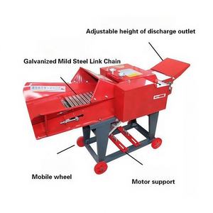 Máquina Trituradora y Cortadora de Paja Diésel FG-260CY, 2-6 Ton/H, Equipo de Procesamiento de Alimentos para Ganado Vacuno y Ovino - Product Image 5