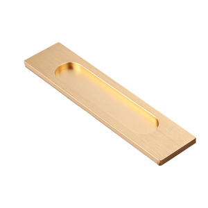 Poignée de <span class=keywords><strong>porte</strong></span> sans perçage en aluminium, poignée de <span class=keywords><strong>porte</strong></span> dissimulée intégrée, poignée adhésive pour <span class=keywords><strong>porte</strong></span> coulissante de placard ou de cabinet - Product Image 1