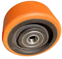 Longue durée de vie, 125x60/64-20 mm, Référence Linde 0009933803 Roue de soutien supplémentaire en polyuréthane durable