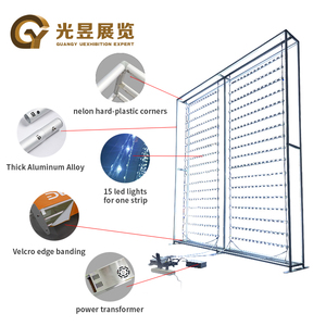 Nhà máy trực tiếp tùy chỉnh thiết kế LED lưới hộp Đèn Backdrop đứng cho Xúc Tiến Thương mại hoạt động thương mại sự kiện hình chữ nhật hình dạng - Product Image 2