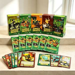 Cartes de jeu TCG personnalisables avec logo et emballage, surface imprimée holographique, papier brillant 350 g/m² - Product Image 4