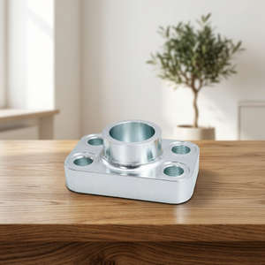 Precision Aluminum Mounting Flange Block for <b>Machinery</b>, Automation Equipment and Mechanical Assembly - Product Image 1
