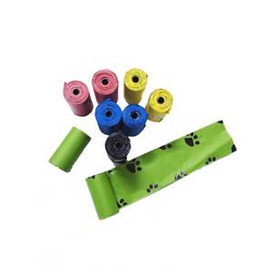 Sacs à déchets pour animaux de compagnie biodégradables à base d'amidon de maïs personnalisés, sacs à déjections canines pour la promenade et les voyages en plein air, respectueux de l'environnement - Product Image 2