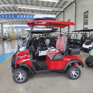 Carrito de Golf Eléctrico Elevado de 4 Plazas con Aire Acondicionado - Product Image 2