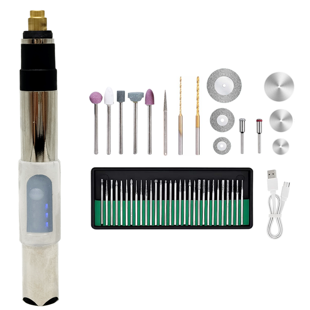47-in-1 Mini Electric Drill DIY Electric Tools Jewelry Carving Grinding Drilling Rotary Milling Machine E301