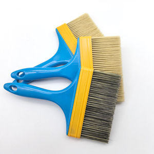 산업 학년 6 인치 페인트 브러쉬 합성 필라멘트 벽 커버리지 도매 폼 강모 폴리에스터 벽 페인트 PP 핸들 - Product Image 6