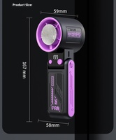Kipas Tangan Mini USB Rechargeable Grosir Pabrik untuk Musim Panas, Baterai 1800mAh Portabel untuk Penggunaan di Mobil & Luar Ruangan