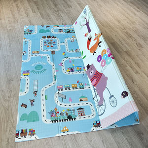 <span class=keywords><strong>Tapis</strong></span> de jeu pour bébé, double face, doux, pliable, XPE, jouet éducatif, motif d'animaux de dessin animé, alphabet, <span class=keywords><strong>XXL</strong></span>, 180x200cm, pour nourrissons - Product Image 2