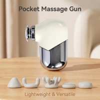 Mini pistolet de massage intelligent pour fascias, appareil portable de relaxation musculaire profonde par percussion vibratoire pour la récupération corporelle