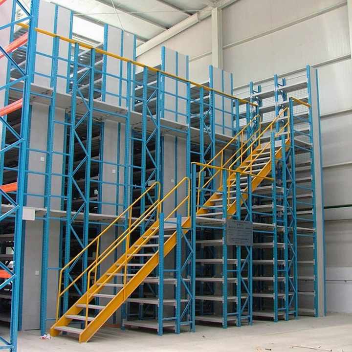 Factory Price Heavy Duty Steel Warehouse Storage Shelf Industrial Warehouse Rack Platform Mezzanine Floor Rack