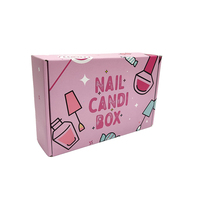 Ensemble complet de sacs en papier cadeau, carte de remerciement de luxe rose, boîtes de rangement avec Logo personnalisé